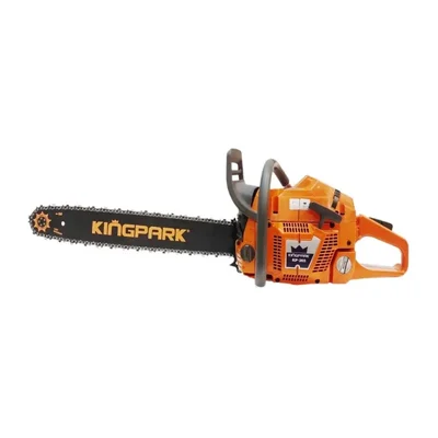 Kingpark KP365 Heavy Duty 65.8 CC, 2 Stroke, 3.5Kw Petrol Engine Chain Saw with 25 Inch Guide Bar
