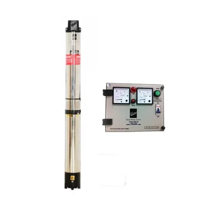 Kirloskar 3HP 10 Stage 4 inch 1Phase Water Filled Submersible Pump With CP, 256ft Head- 1 Year Warranty (KS4F-3010 - CP)