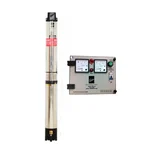 Kirloskar 3 HP 7 Stage 4 inch 1Phase Water Filled Submersible Pump With CP, 125ft Head- 1 Year Warranty (KS4H-3007 - CP)