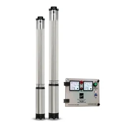 Kirloskar 3HP 15 Stage 4 inch Water Filled 1Phase Submersible Pump With CP, 394ft Head- 1 Year Warranty (KS4D-3015 - CP)