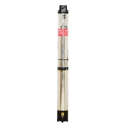 Kirloskar 3HP 12 Stage 4 inch Water Filled 3Phase Submersible Pump, 322ft Head- 1 Year Warranty (KS4E-3012)