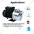 Kirloskar 0.8Hp 1Phase Self Priming SS Jet Pump 40m Head, 3240 LPH Discharge, 25x25mm (ETERNA HL-42) - 1 Year Warranty