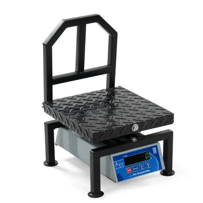 KISAN Ace 50 kg Digital Electronic Weighing Scale Weight Machine with 10 gm Accuracy, 300 x 300 mm MS Platform