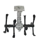 ZEYANG Heavy Duty 8 Inch Tiller | 26 mm Cultivator Attachment for Brush Cutter