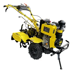 Kisankraft KK-IC-406D, 7.5 HP 418 CC Center / Back Rotary Diesel Inter Cultivator / Power Weeder