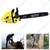 Kisankraft AY-CSP-6120, 58-cc, Petrol Chainsaw with 20 inch Guide Bar for Tree Cutting, Wood Logging and Landscaping