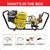 Kisankraft KK-PSP-22, Heavy Duty 4-stroke 163 CC HTP Sprayer Pump Set Without Hose Pipe 