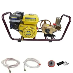 Kisankraft KK-PSP-22, Heavy Duty 4-stroke 163 CC HTP Sprayer Pump Set Without Hose Pipe 