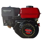 Kisan Shakti 196CC 6.5 HP 4 Stroke Single Cylinder Air Cooled Recoil Start Petrol Engine With Accessories, 3.6L Fuel Tank