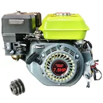 Kisan Shakti 196CC 7.5Hp 4-Stroke Single Cylinder Petrol Engine || Key & Recoil Start || 3.6L Fuel Tank || Air Cooled