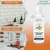 6 Pack of Zimmer Aufraumen (500ml x 6pcs) Kitchen Cleaner Degreaser Concentrate Liquid to Clean Slabs, Sink, Floor, Tile