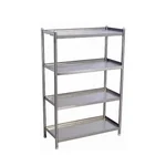35 x 14 x 48 Inch Stainless Steel 4 Shelves Kitchen Rack For Commercial Kitchens, Restaurants and Bakeries