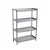 35 x 14 x 48 Inch Stainless Steel 4 Shelves Kitchen Rack For Commercial Kitchens, Restaurants and Bakeries