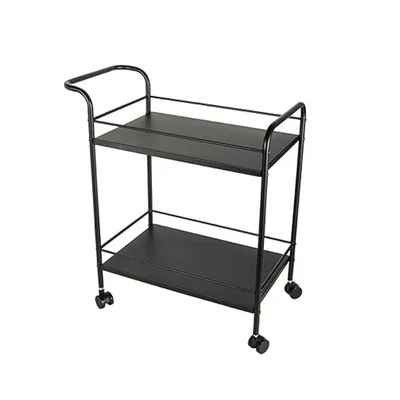 Vinayak Machine 75X36X71 Cm Metal Kitchen Serving Trolley with Wheels for Kitchen, Dining Room or Living Room