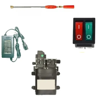 Premium Quality Accessories Kit with Charger, Duel Switch, Spray Gun, Double Motor Pump for all Battery Sprayer
