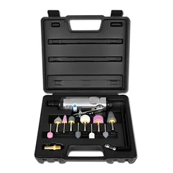 Kobmax 1/4 Inch Air Die Grinder Kit with 22000 RPM Speed, 6.3 Bar Working pressure (KX-34K)