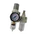 Kobmax 1/4 Inch Filter+Regulator+Lubricator Unit With Gauge and Without Guard (KX-AC2010-02) 