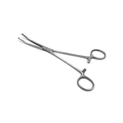 Akivin Kocher Curved Forceps 10 Inch Hemostatic Clamp Serrated Teeth