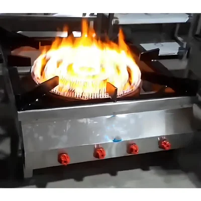  39x39x18 inch Size Big SS 4 Ring Korean Burner Biryani Bhatti