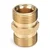 Premium Quality M22 Hose Jointer (Brass) for Extension of Washer Hose Pipe(Pack-1 Pieces)