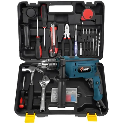 KPT 13 mm Impact Drill Tool Kit 500 W, 3000 RPM (KDK13HN)