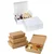 500ml Disposable Kraft Paper Boxes, Paper Containers for Restaurant Food Takeaway || Pack of 50(Color-Brown)