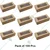 100 Pcs 6x3x2 Inch Kraft Paper 320 GSM Window Brownie Box || Ideal for Twin Brownies, Sliced Cakes, Bakery Takeaway