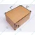 Premium Quality 100 Pcs Kraft Paper Cake Box, 7x5x2.5 inch Size,  320 GSM for Cookies, Pastries, Donuts, Pie Slices