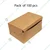 Premium Quality 7x5x3 inch Kraft Paper Cake Box
100 Pcs, 320 GSM
for Cookies, Pastries, Donuts, Pie Slices
