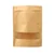 150gm, 12cm x 20cm Kraft Paper Standup Pouch with Transparent Window for Food Storage and Packaging(Pack-50 pcs)