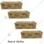 100 Pcs, Kraft Paper 8x2x2 Inch Wrap Roll Box With Inside Lamination