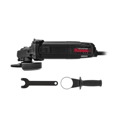 Kress Heavy Duty 125mm 1100 Watt Side Switch Angle Grinder With 1 Year Warranty, 0-12000 RPM (KU712)