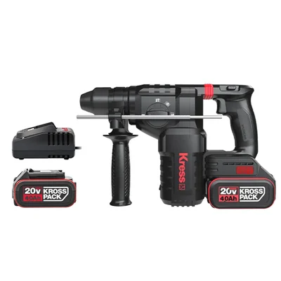 Kress 24 mm 20V Brushless Rotary Hammer With Battery, Charger & 1 Year Warranty, 1080 RPM (KU392.91)