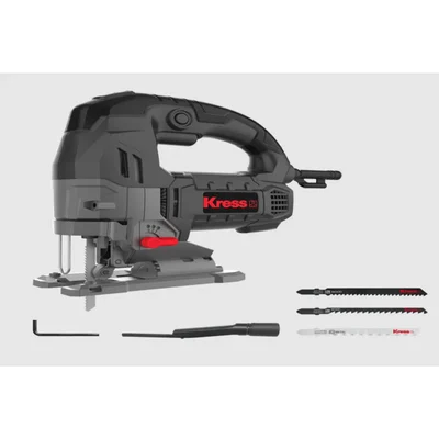 Kress 85mm 650 Watt 0°-45° Cutting Angel & 6-Speed Control Jig Saw With 1 Year Warranty, 1000-3000 RPM (KU462)