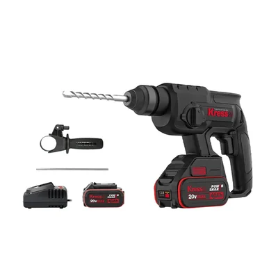 Kress 22mm 20V BL 3-In-1 Function Cordless Rotary Hammer With 1 Year Warranty, Max. Impact Rate 4700 BPM (KU390.1)