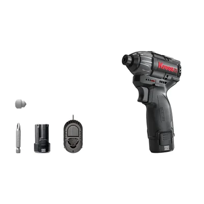 Kress 6.35mm 12V Cordless BL Impact Driver With 1 Year Warranty. 0-1200/0-2500/0-3300 RPM (KU203)