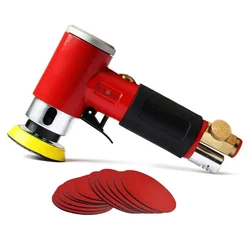 Krost Mini 3 Inch Pneumatic Portable Air Sander Kit with Grinding Disc for Mechanical Sanding, Polishing