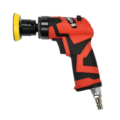 Yato 2 Inch (50mm) Disc Heavy Duty Dual Acion Air Angle Orbit Sander (YT-09730)