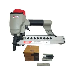 Krost Pneumatic Stapler with 100 Series Staple Pin-5040 Pcs 50mm Length (N851F)