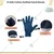 K-Safe 40 GSM Cotton Knitted Reusable & Washable Unisex Blue Hand Gloves(Pack-5 Pair)