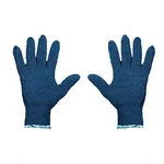 K-Safe 48 Pair Hand Gloves - 40 GSM Cotton Knitted Blue Reusable & Washable Unisex