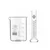 SBT Instruments Borosilicate 3.3 Glass Scientific Beaker 100ml & Cylinder 100ml Round Base for Laboratory