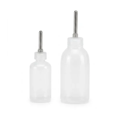Cometek 125ml Polypropylene Pack of 2 Water Feeding Bottle for Laboratory Animal Cage Mice Feeding