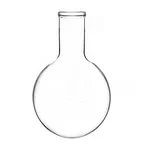 COMETEK Laboratory Boiling Flask, 250ml - Borosilicate Glass - Round Bottom with Narrow Neck