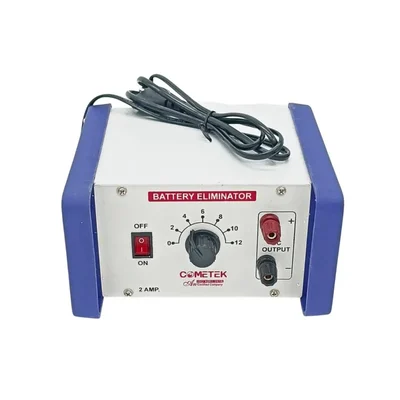 Cometek Battery Eliminator 0–12V 2 Amp Non-IC Regulated | Transformer-Based Step Voltage DC Power Supply