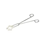 COMETEK SS Laboratory Flask Tong 12 inch Length for Safely Holding and Manipulating Lab Flasks with Protective Jaws