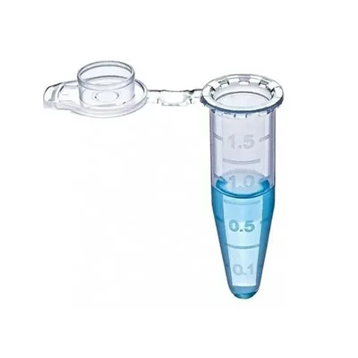LABXPRT 1.5 ml Laboratory Spinning Leak Proof Polypropylene Micro Centrifuge Conical Bottom Tube(Pack-50)