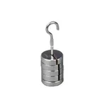 COMETEK Laboratory Slotted Weight | 1 Hanger + 4 Chrome Plated Iron Weights | Precision Lab Mass for Lab Experiments