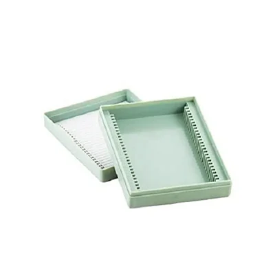 COMETEK Polystyrene Slide Box With 25 Slide Capacity for Lab