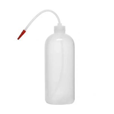 Cometek Pack of 6, 500ml Polyethylene Laboratory Wash Bottle with Flexible Delivery Tube